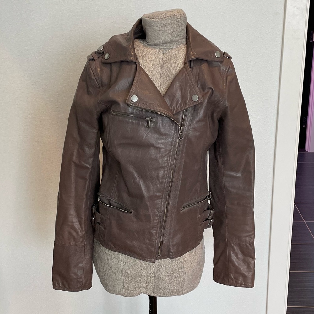 Real leather jacket